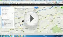Using Google Maps to plot a cycle route