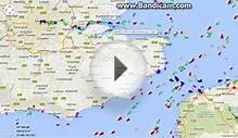 Watching the North Sea Activity via MarineTraffic.com